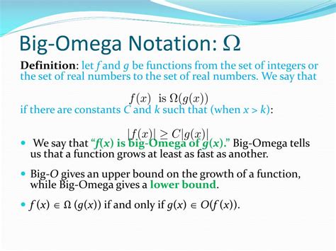 how to find big omega of a function